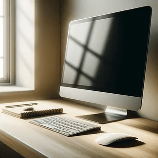 an organized desktop